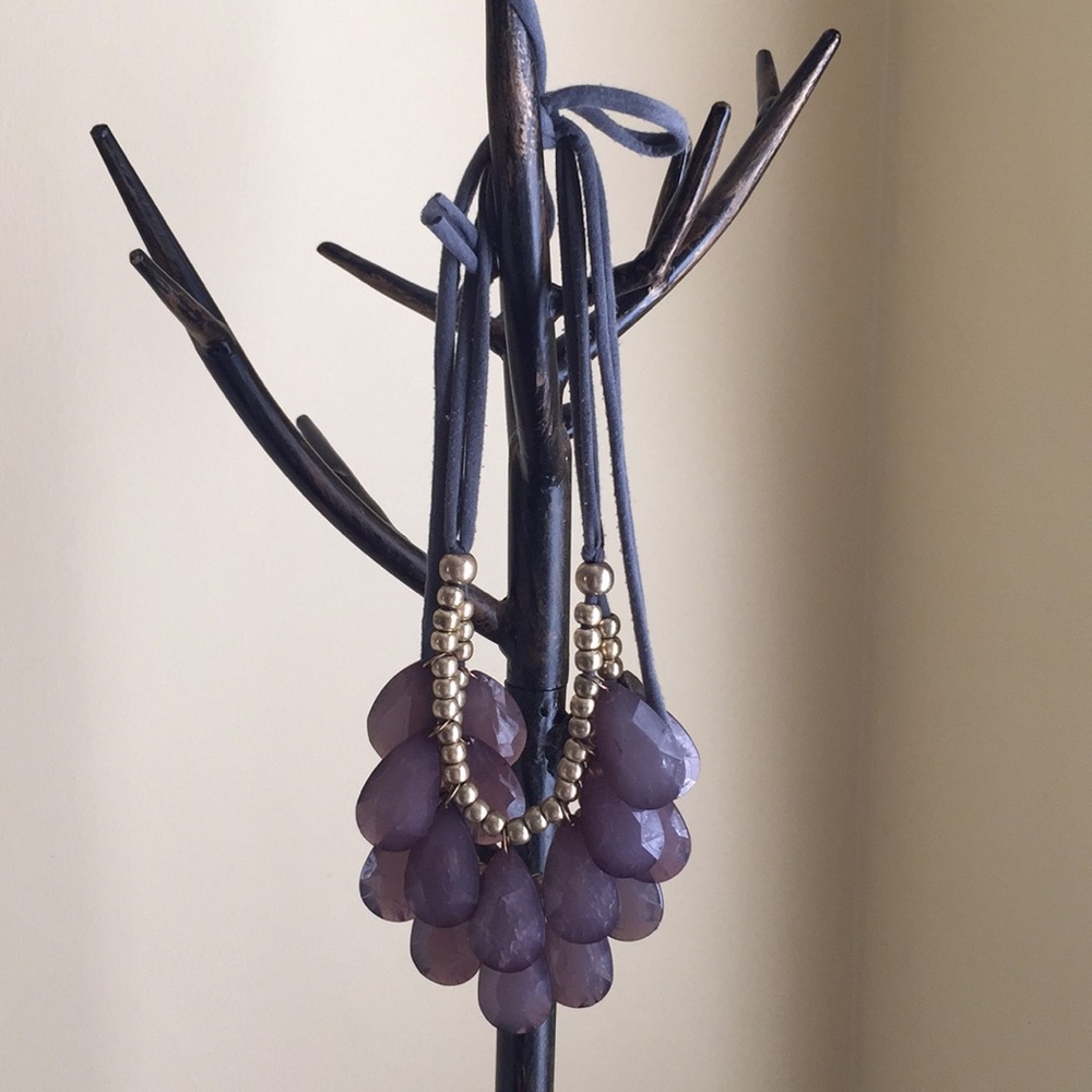Faux- Stone Statement Necklace